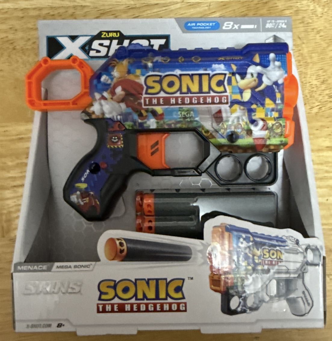 Sonic Skins Zuru X Shot Mega Sonic