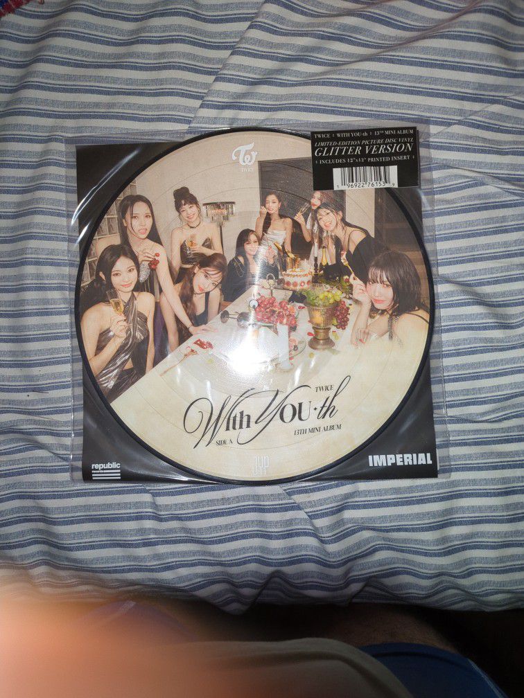 With Youth Twice 13 Mini Album Glitter Version Vinyl