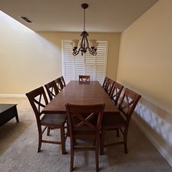 10 Chair Dining Table 