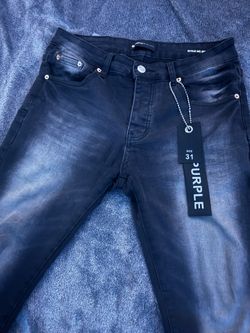 Black Slim Fit Purple Jeans (31 Purple Tag)