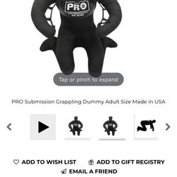Pro Ju jitsu Dummy Hardly Used 