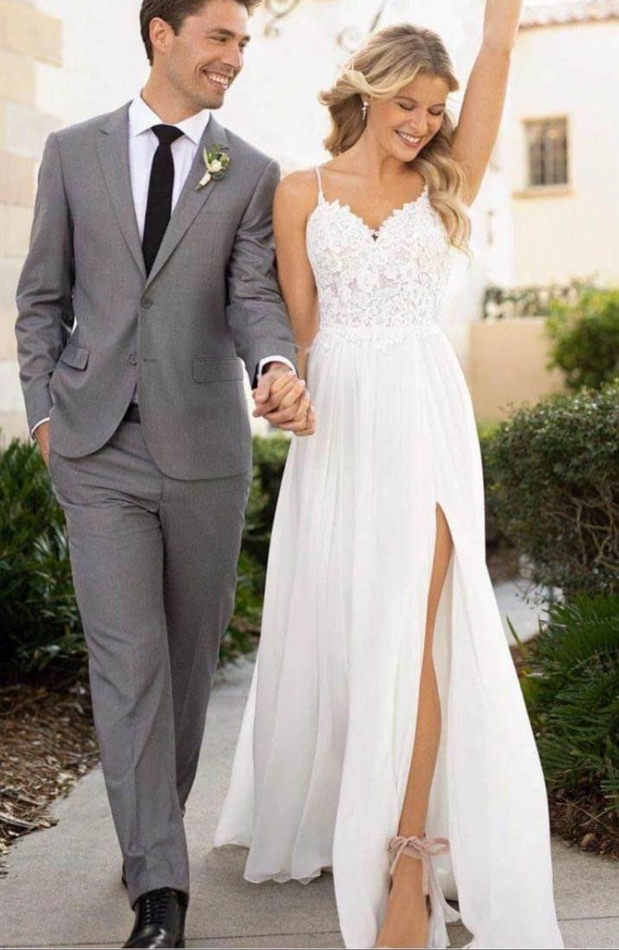 Brand New White Lace Wedding Dress