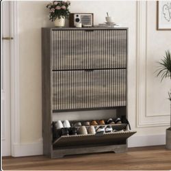 Shoe Cabinet Storage For Entryway Wit...