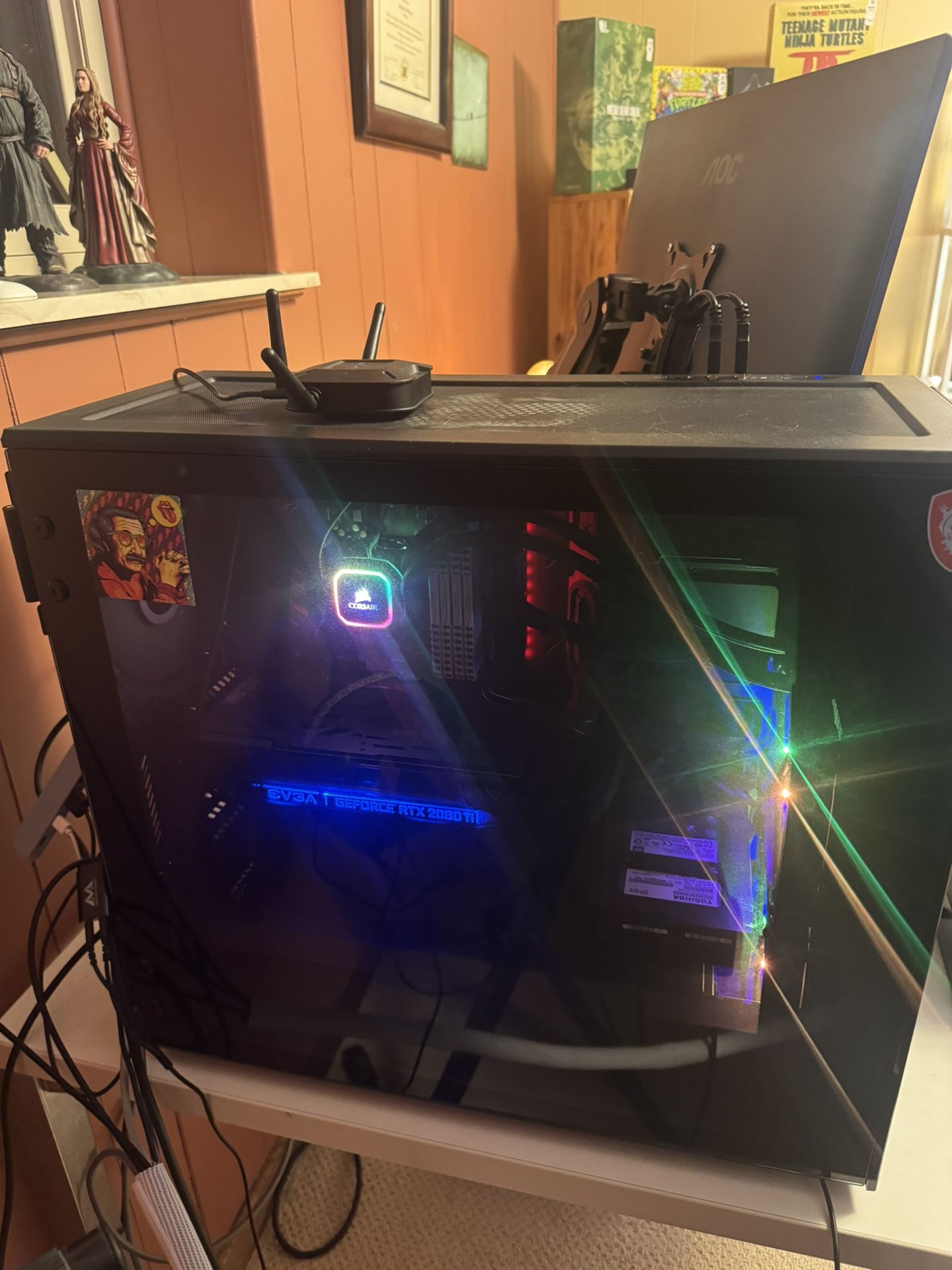 Gaming PC – RTX 2080 Ti / i7-9700K / 64GB RAM / 1.5TB SSD + 2TB HDD
