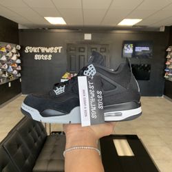 Jordan 4 Black Canvas Size 9 Available In Store!