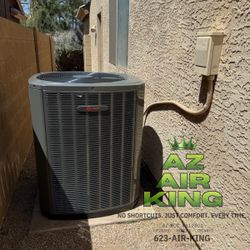 Split System AC Unit with Gas Furnace