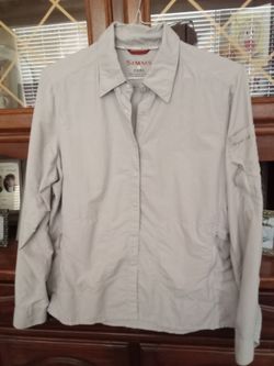 Women's SIMMS shearwater shirt LARGE