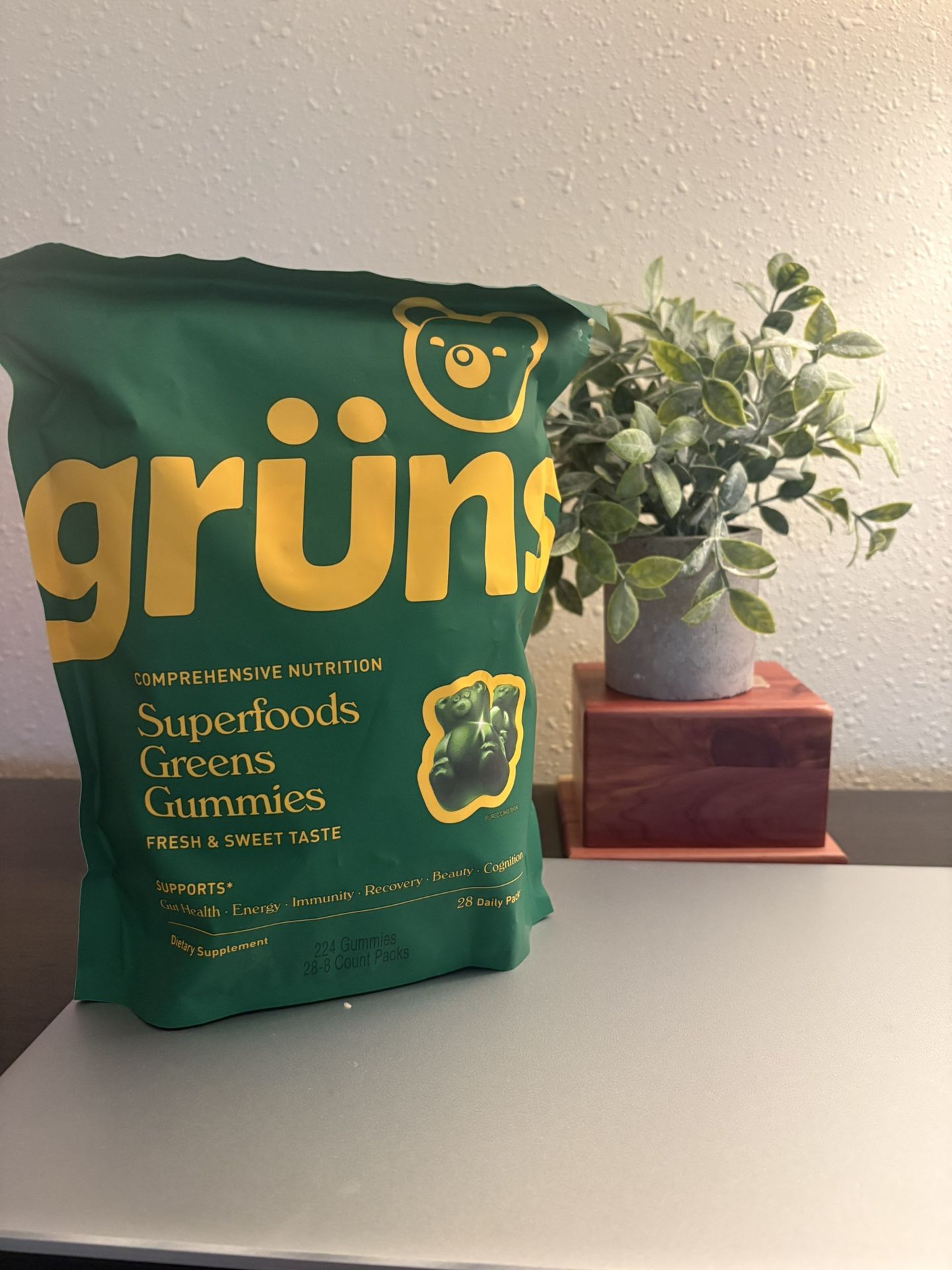 Gruns - Green Gummy Multivitamins - Try Before You Commit!