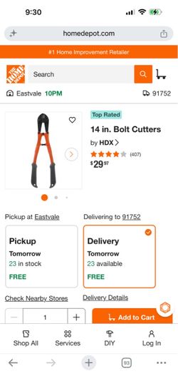 24 ‘ bolt cutter