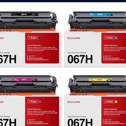 New Toner Cartridge Set Compatible Canon 067 & 067H LBP633Cdw LBP632Cdw MF656Cdw