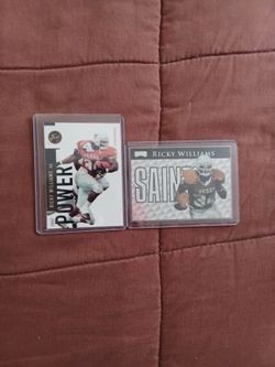1999 Ricky Williams Just & Prestige Rookie  Cards