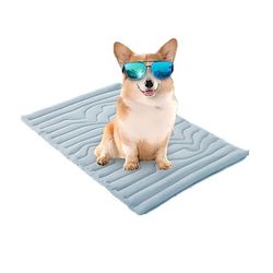 Dog Cooling Mat Large 48"x28" Reversible Cool & Warm Pet Pad for Crate Sofa Car