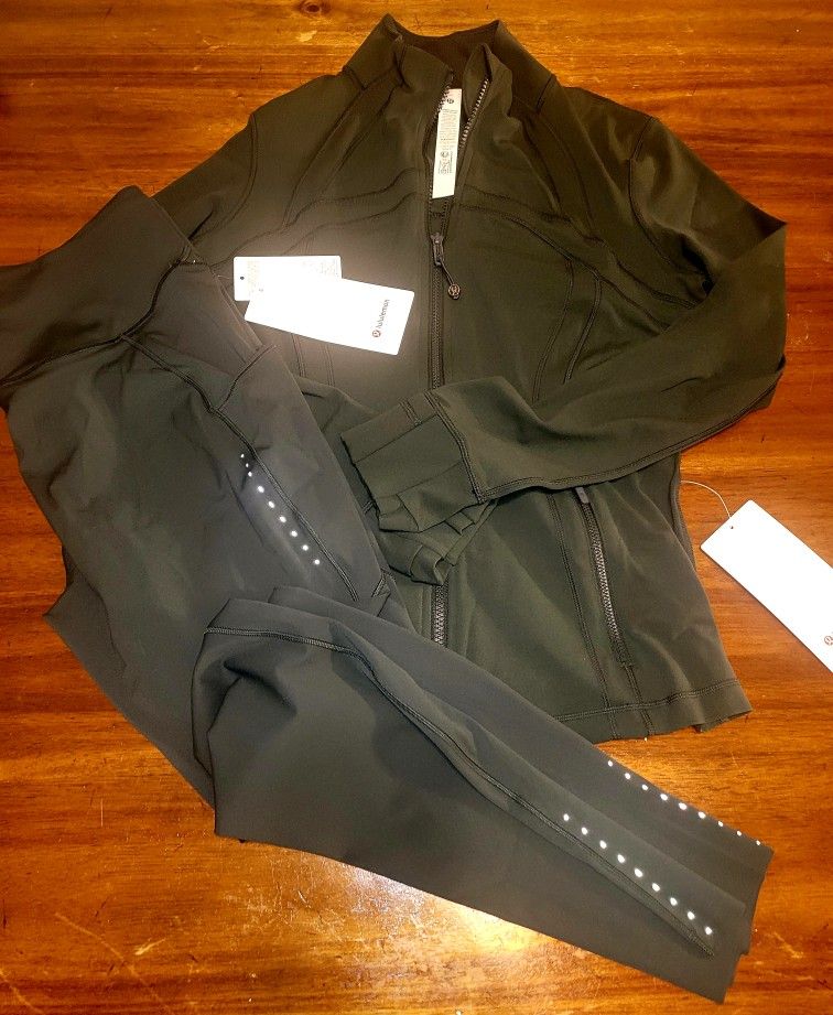 Women's Lululemon Jacket & Leggings Combo Set