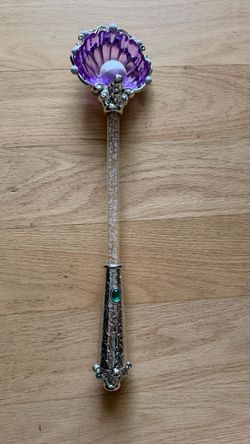 Disney Store The Little Mermaid Princess Ariel Light-Up Shell Wand 14"