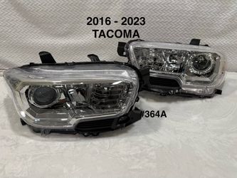 2016 To 2023 Toyota Tacoma Projector Headlights w/ Amber Reflectors