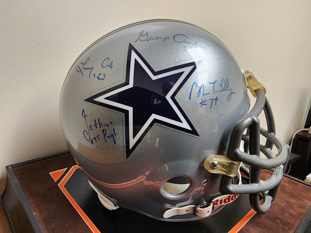 Dallas Cowboys Doomsday Defense Signed Full-Size Riddell Replica Helmet – JSA Co