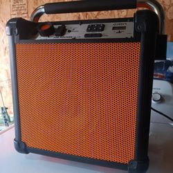 Ion Audio Job Rocker Plus Portable Heavy-duty Jobsite Speaker System Orange