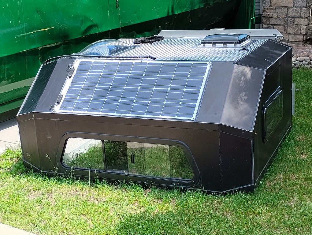 Black Moonlander Truck Bed Camper