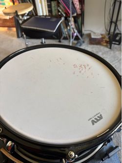 13” ATV black electronic snare drum