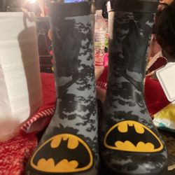 Bat Man Rain Boots