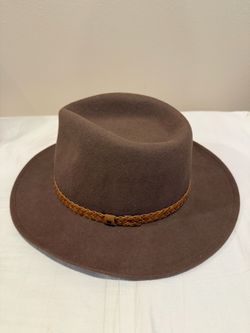 ✅ Flex Felt OUTDOOR WESTERN COWBOY FEDORA HAT 100% Wool MADE IN USA