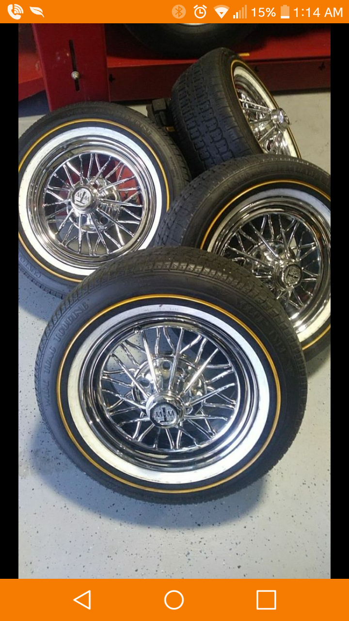 15 inch rims swangas 83s vouge tires