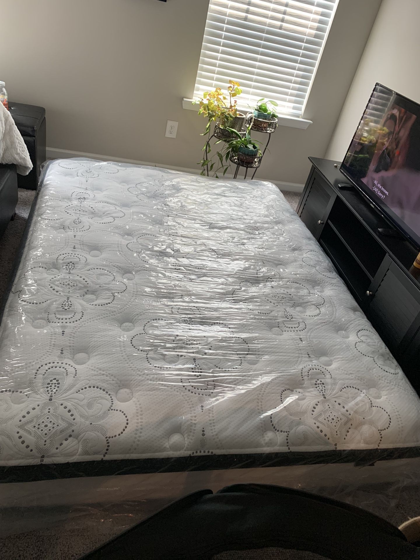 Ashley Furniture Chime 12 Inch Plush Hybrid Queen Mattress (New)