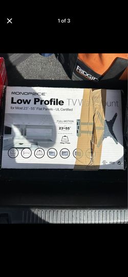 Up To 55” Tv Full Motion Wall Mount New