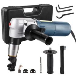 VEVOR Electric Metal Nibbler 625W Nibbler Metal Cutter 1000RPM High Speed Rotor 0.16in/4mm Metal Nibbler 110V w Replaced Blades Storage Case Sheet Met