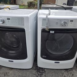 Maytag Commercial Washer And Dryer Set Electric 