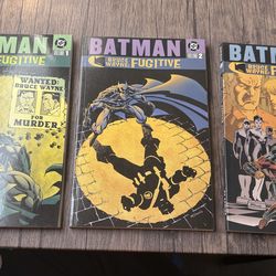 Batman Bruce Wayne Fugitive Vol 1–3 TPB Set (Complete Story)