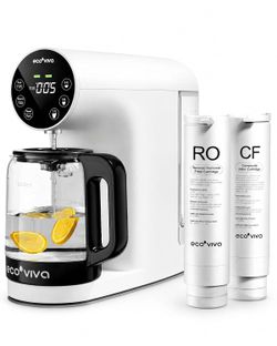Ecoviva Countertop Reverse Osmosis System RO Water Filter