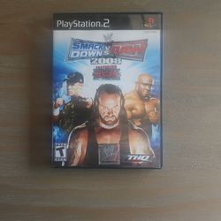 Ps2 W w e smackdown raw 2008