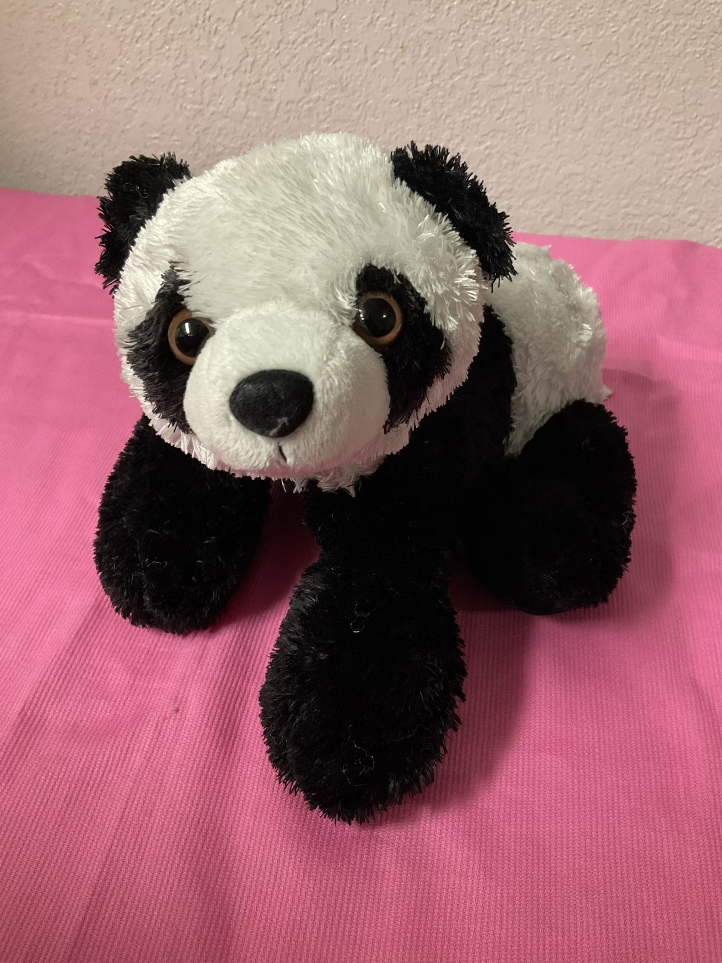 Aurora Plush Black and White Panda Bear Flopsie Stuffed Animals Plush Toys Panda Plushies