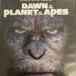 DAWN Of The PLANET Of The APES (3D Blu-Ray + Blu-Ray-2014)