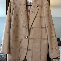 Madewell Larsen Blazer in Windowpane (Medium)