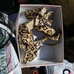 Leopard Heels
