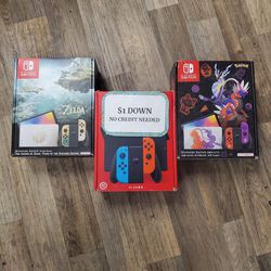 Nintendo switch OLED - 90 DAY WARRANTY - $1 DOWN - NO CREDIT NEEDED 