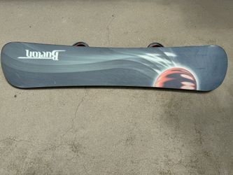 Burton Cruzer Snowboard With Burton Bindings and Boots for