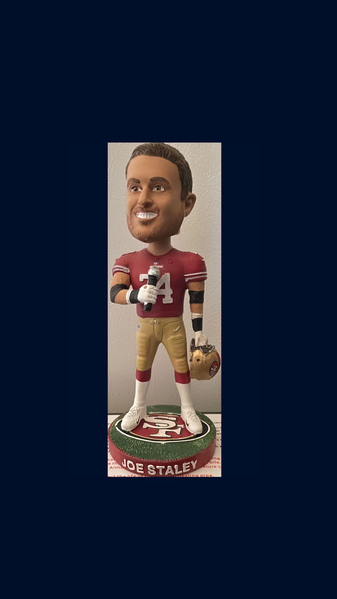 San Francisco 49ers Joe Staley Bobble Head