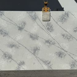 CALACATTA QUARTZ JUMBO SLABS ARCTIC BLUE 127X64 2CM FOR KITCHEN COUNTERTOPS 