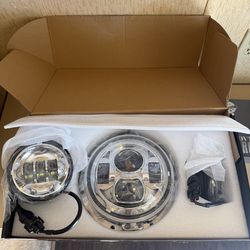 Harley Davidson softail headlight passing lights