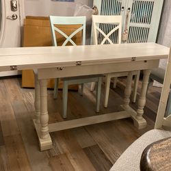 Farmhaoyse Sofa Table 18 Inches Extends To 3 Feet