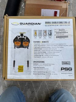 Guardian Double Diablo Cable SRL-LE Self-Retracting Lifeline