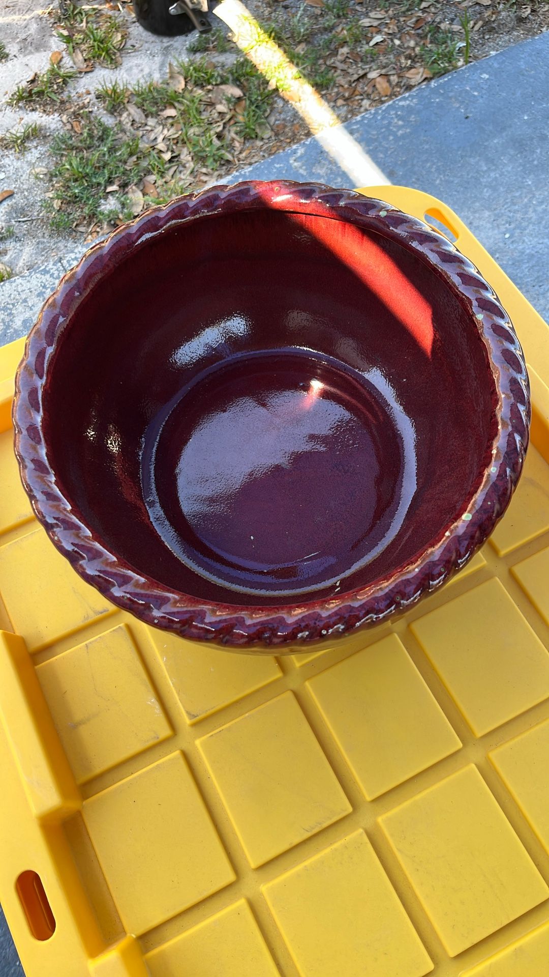 Red bowl