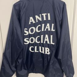 ANTI SOCIAL SOCIAL CLUB Dark Blue Lightweight Jacket