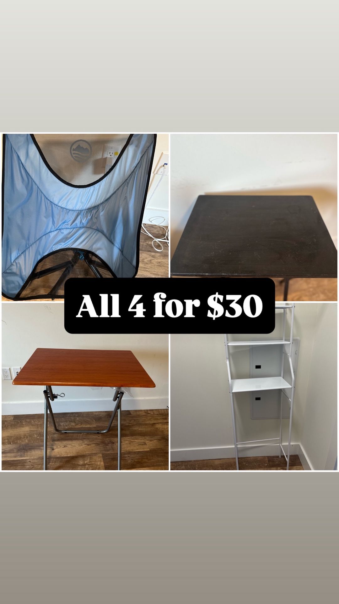 Table outdoor side desk outdoor chair closet cupboard organizer 