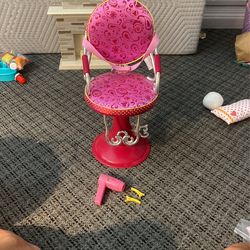 American Girl Doll  Hair Salon Set