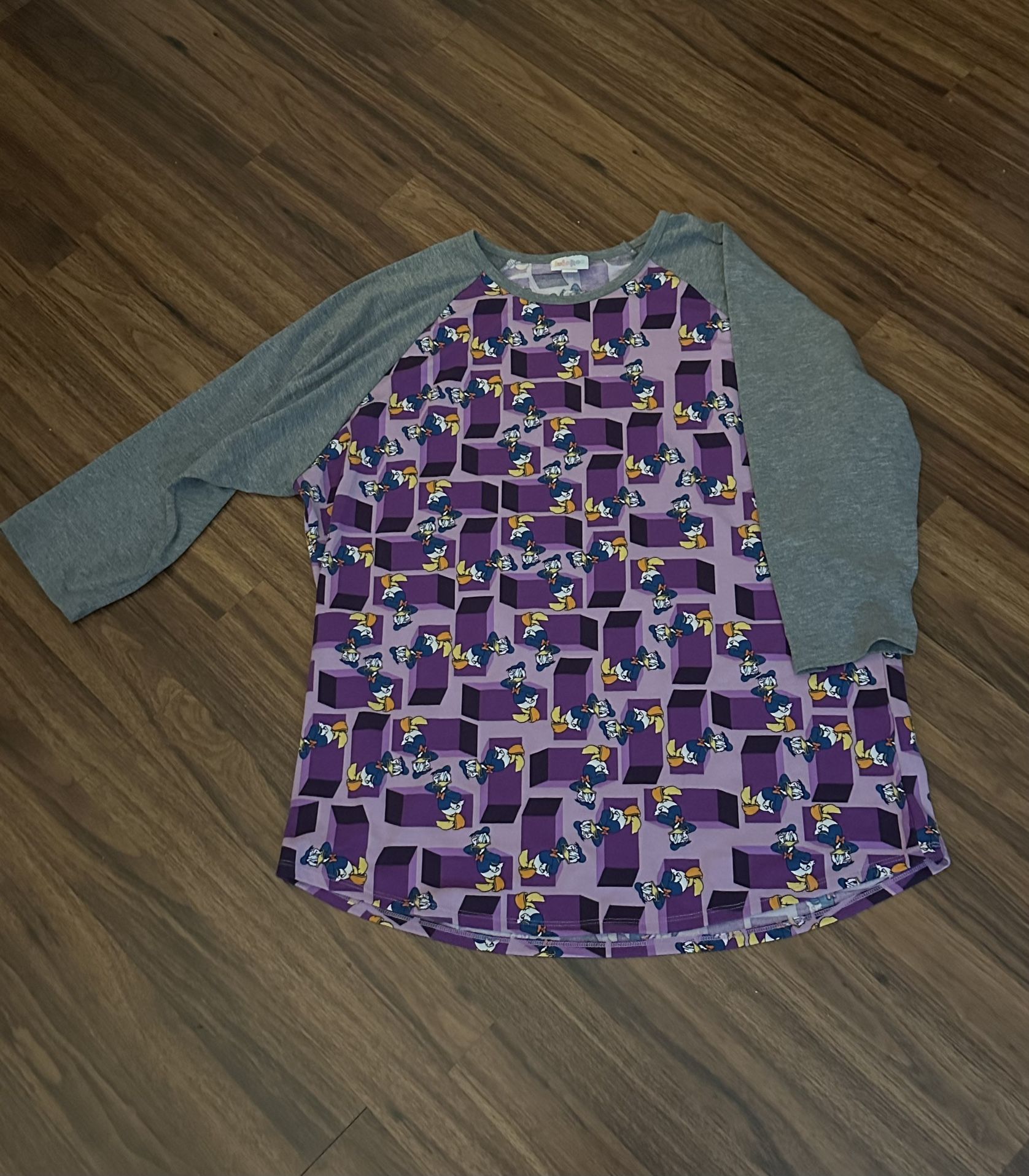 Lularoe Donald Duck Shirt, Sz 3X