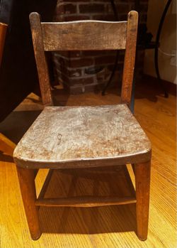 Antique Wooden Farmhouse Chair | Original Patina